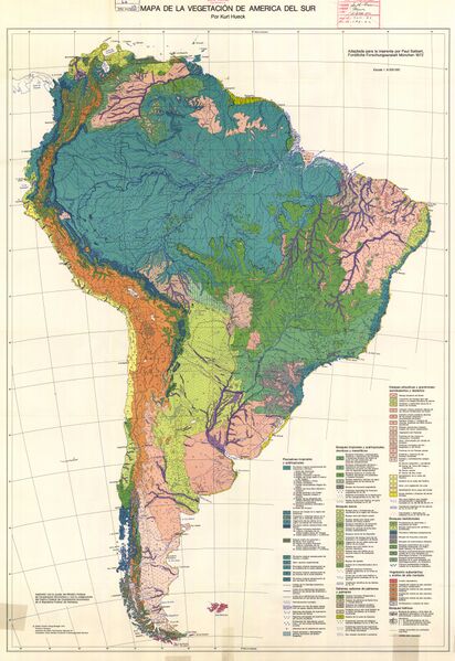 Archivo:Hueck & Seibert 1972 Mapa vegetacion Sudamerica original.jpg